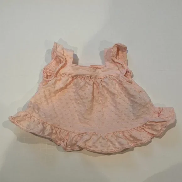 Gap Baby Textured Knit Tunic Shirt Pink 3-6 Months - Picture 2 of 8